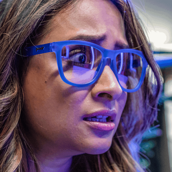 0X2021 blaue Schattierungen des Todes Goodr