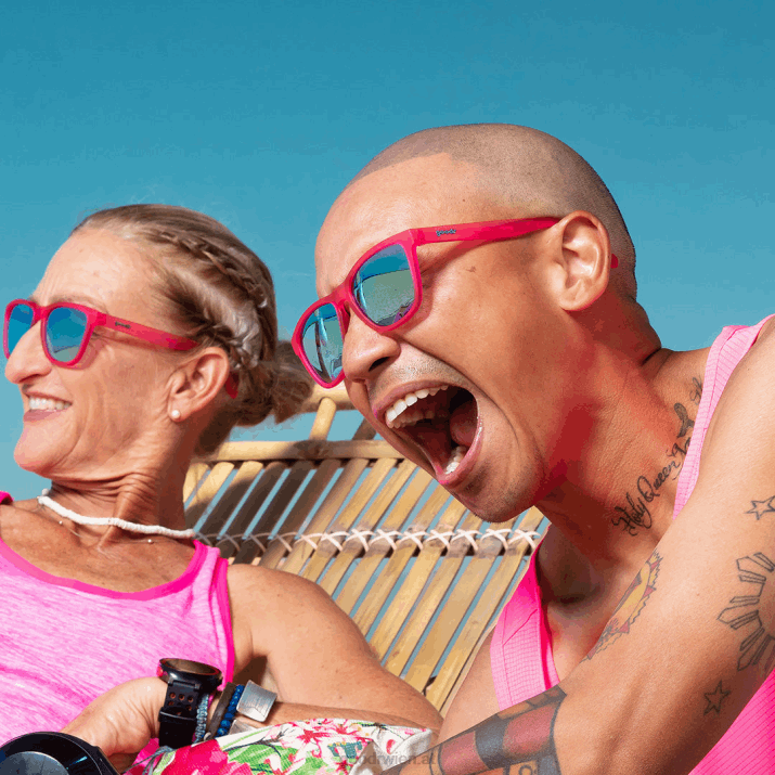 0X208 Flamingos auf einer Schnapsfahrt Goodr